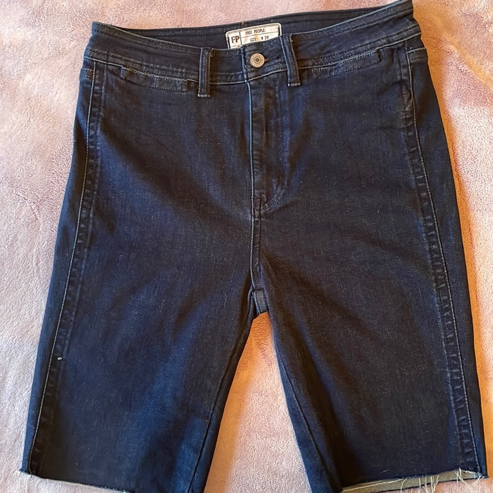 Free People Sz 28 denim shorts